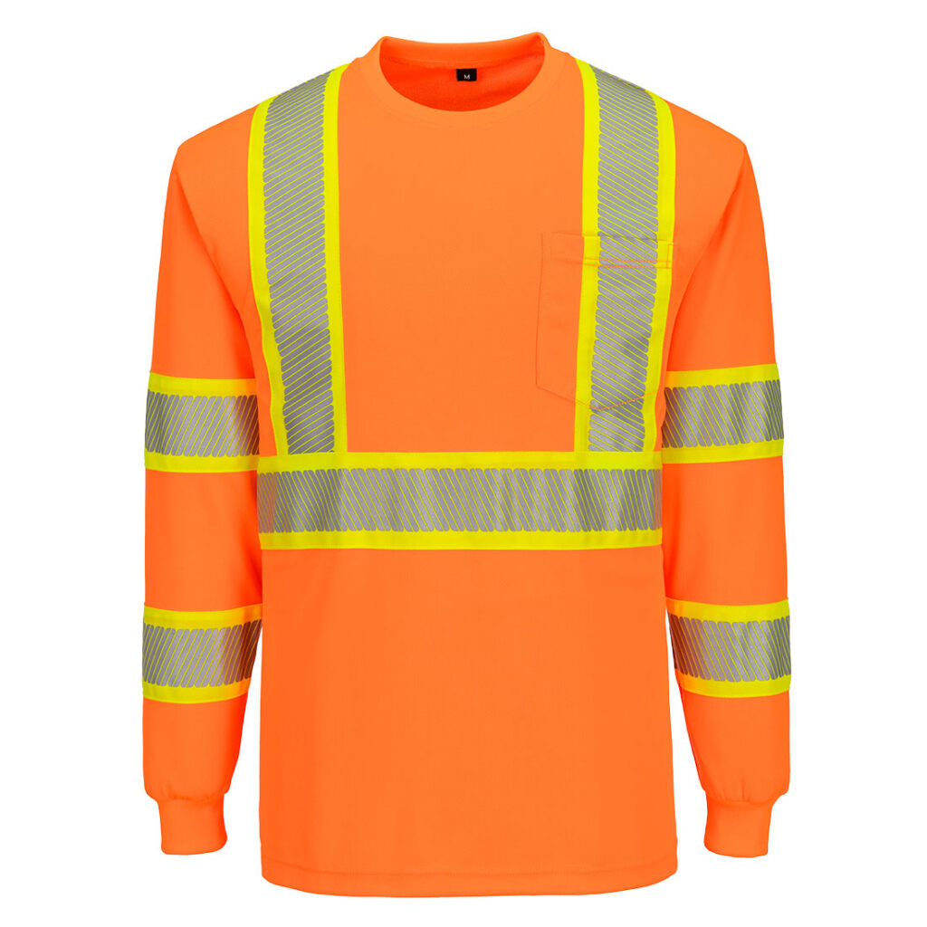 Hi-Vis X Back T-Shirt L/S