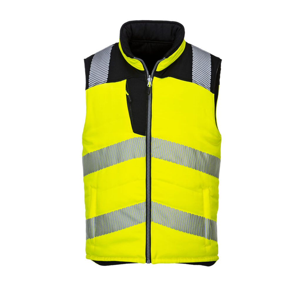 PW3 Hi-Vis Reversible Bodywarmer Vest
