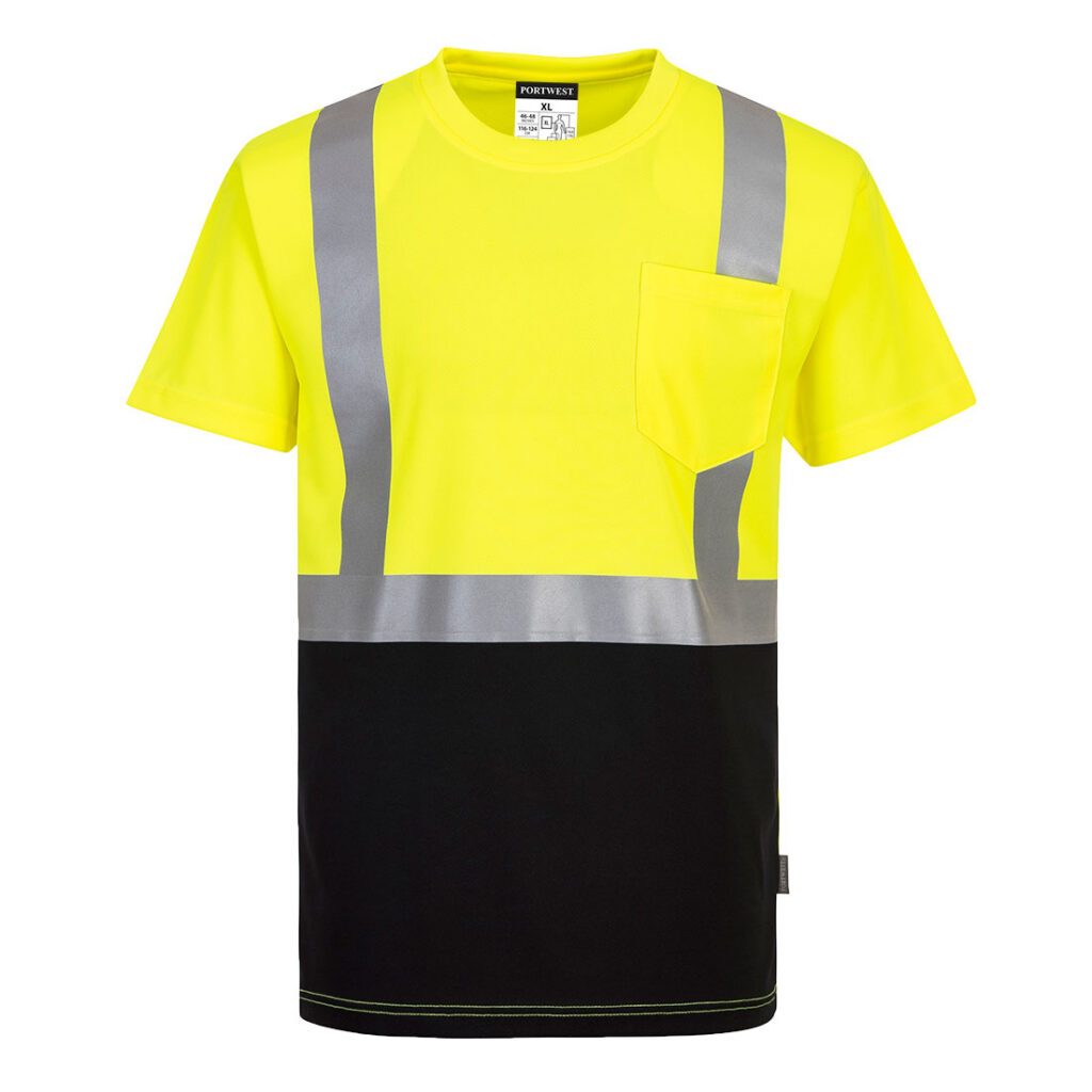 Nashville Hi-Vis Contrast Pocket T-Shirt S/S