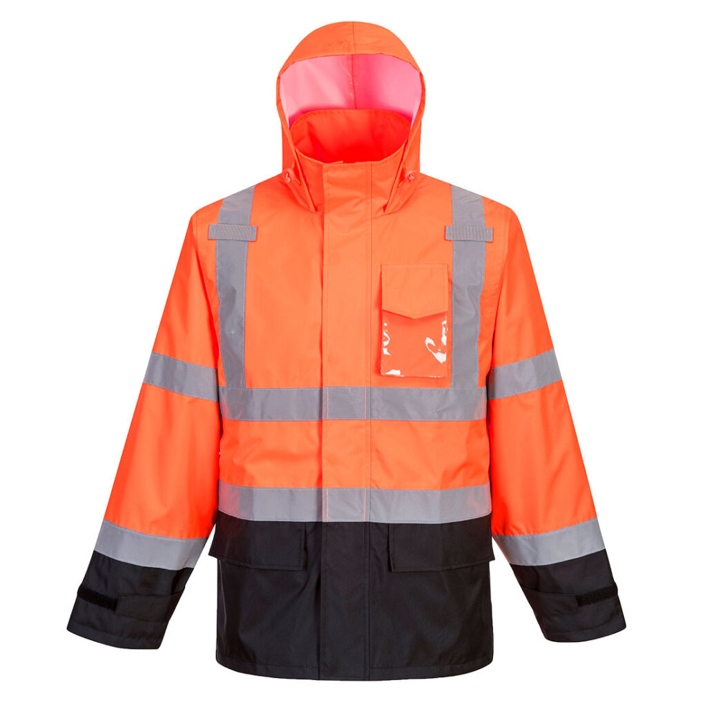 Hi-Vis Contrast Rain Traffic Jacket